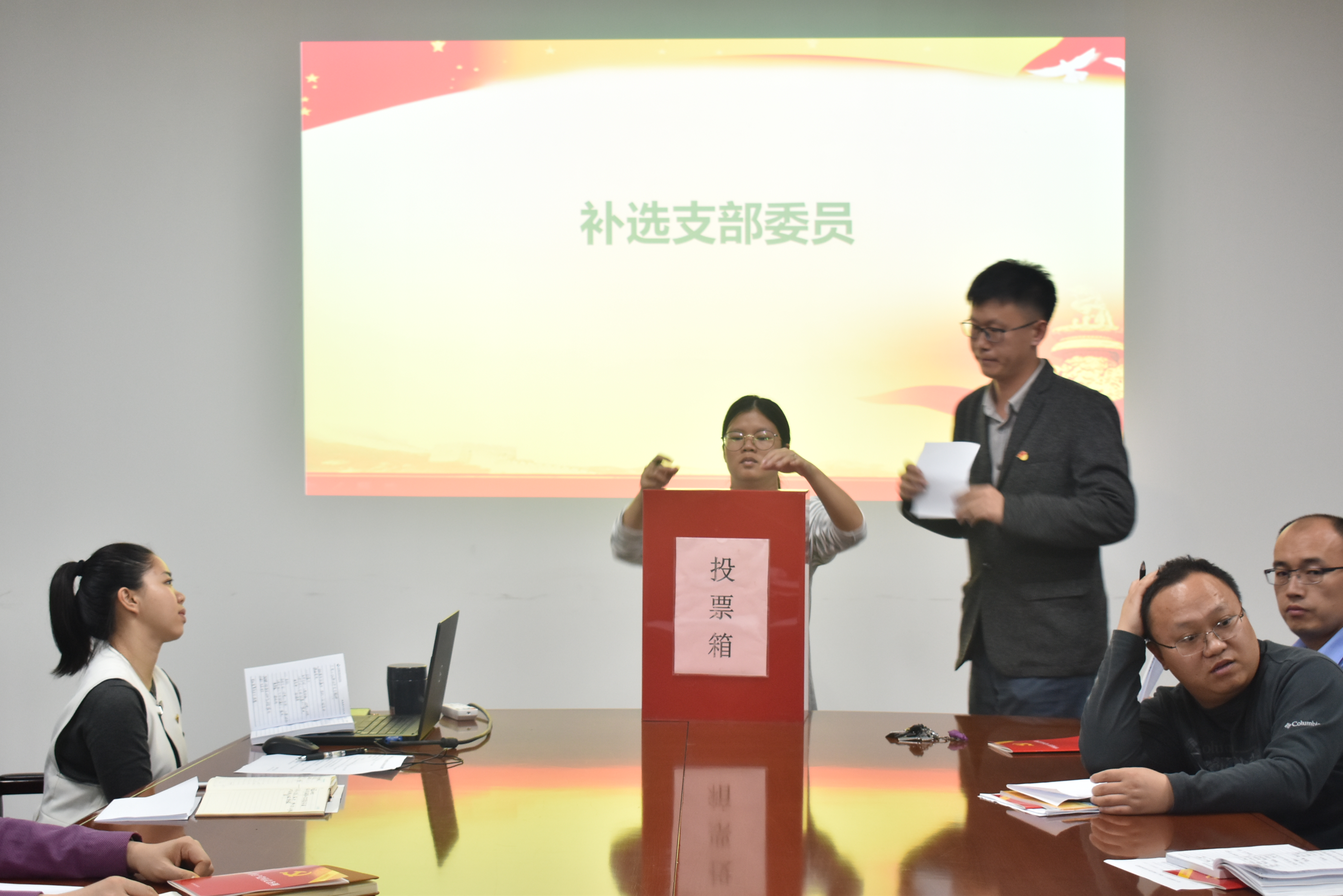 支委补选投票